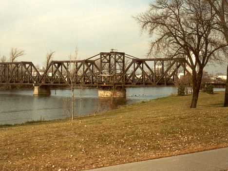 MCRR Saginaw River Bridge 1970s [Dale Berry]